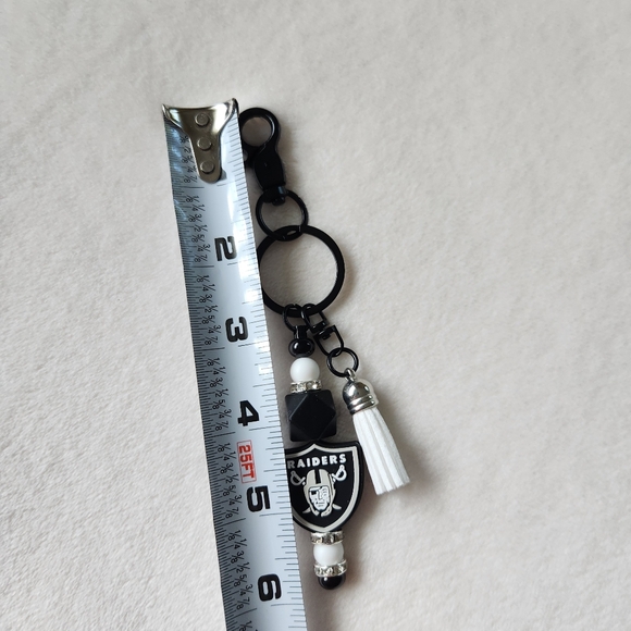 Raiders NFL Keychain with Tassel - Picture 5 of 5